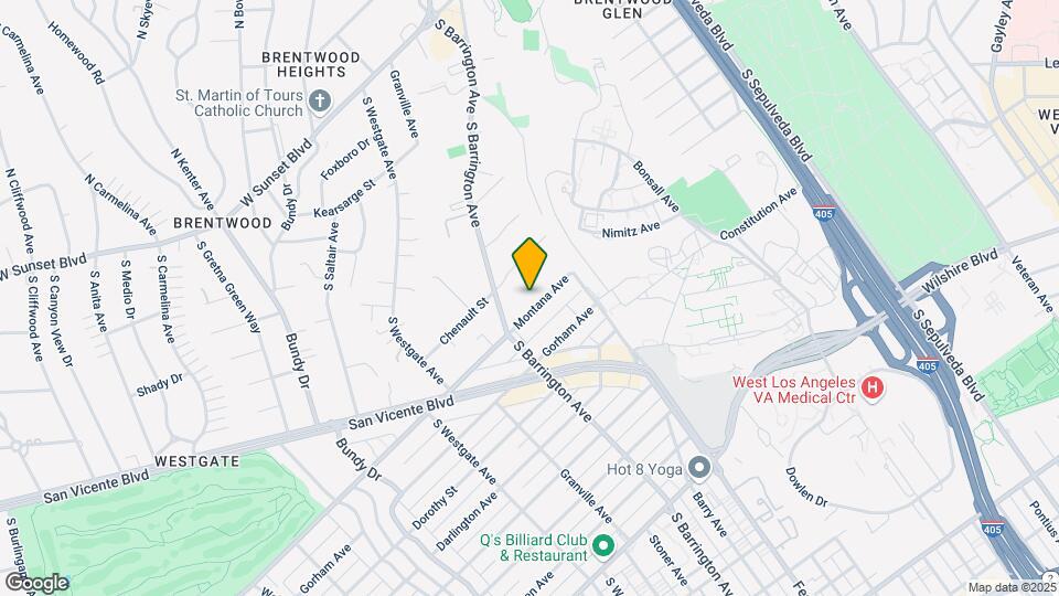 11661 Montana Ave Mapa y Detalles de la Ubicación