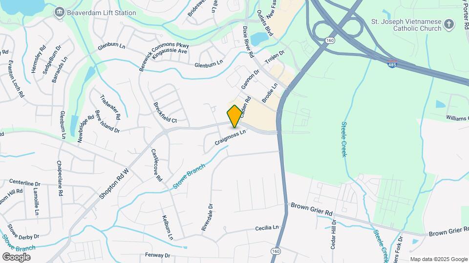 4602 Craigmoss Ln Map and Location Details