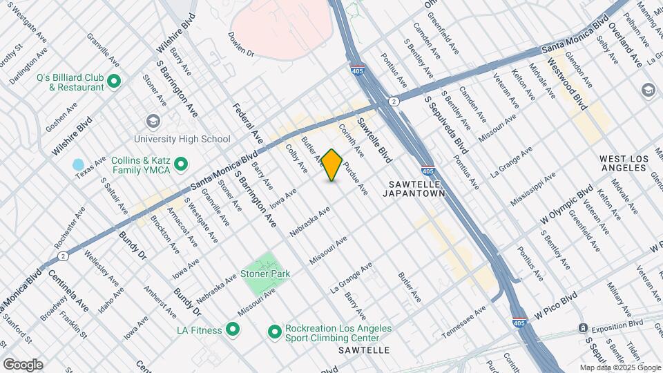 1725 Butler Ave Mapa y Detalles de la Ubicación