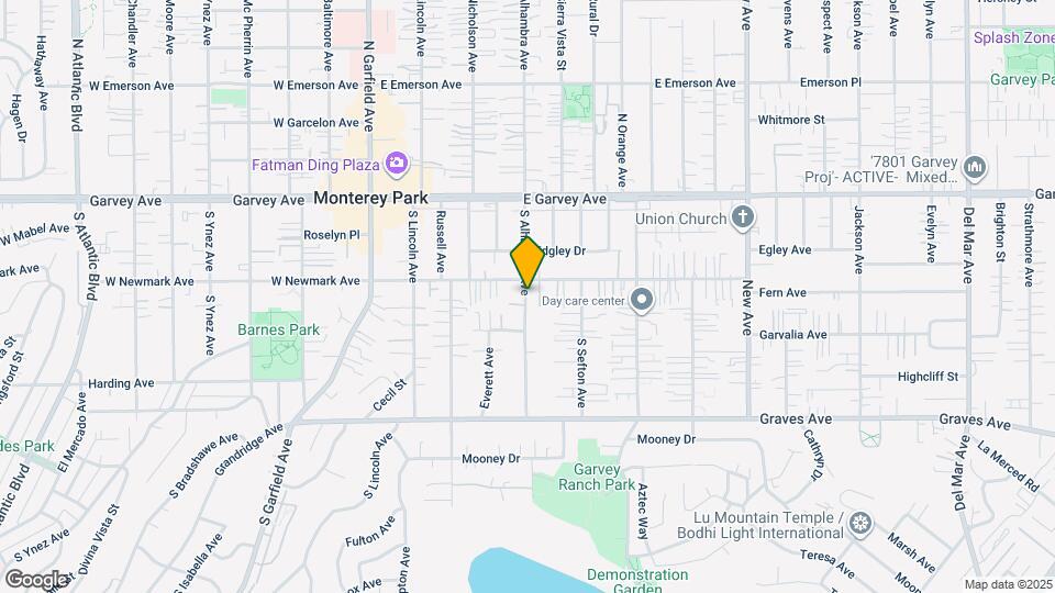 328 S Alhambra Ave Map and Location Details