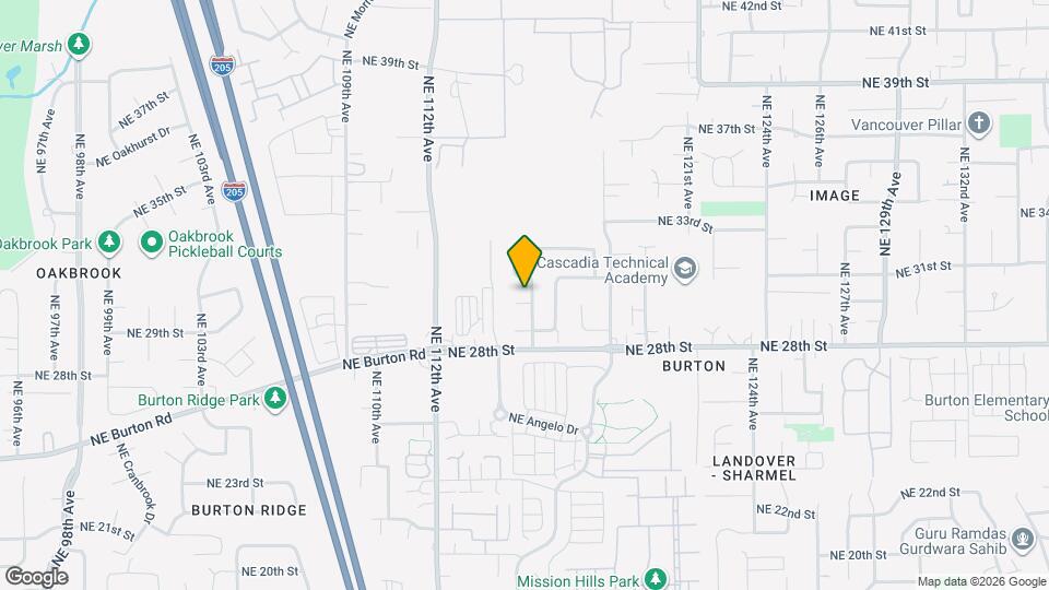 11418 NE 30th Cir Map and Location Details