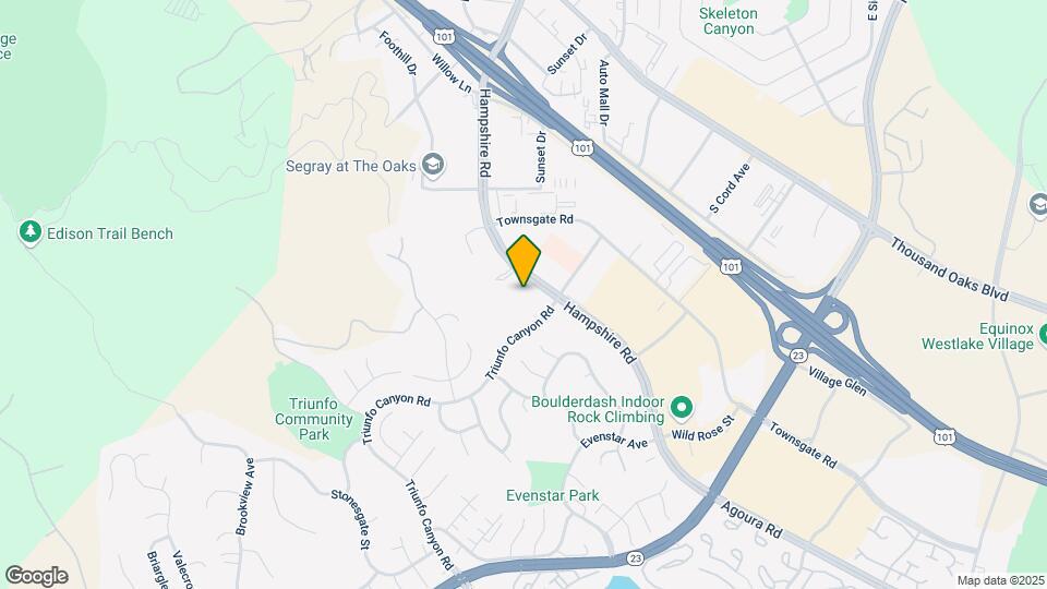 Arrive Westlake Village Mapa y Detalles de la Ubicación
