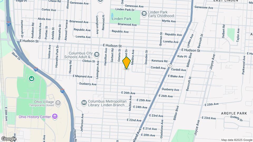 2200 Homestead Dr Map and Location Details