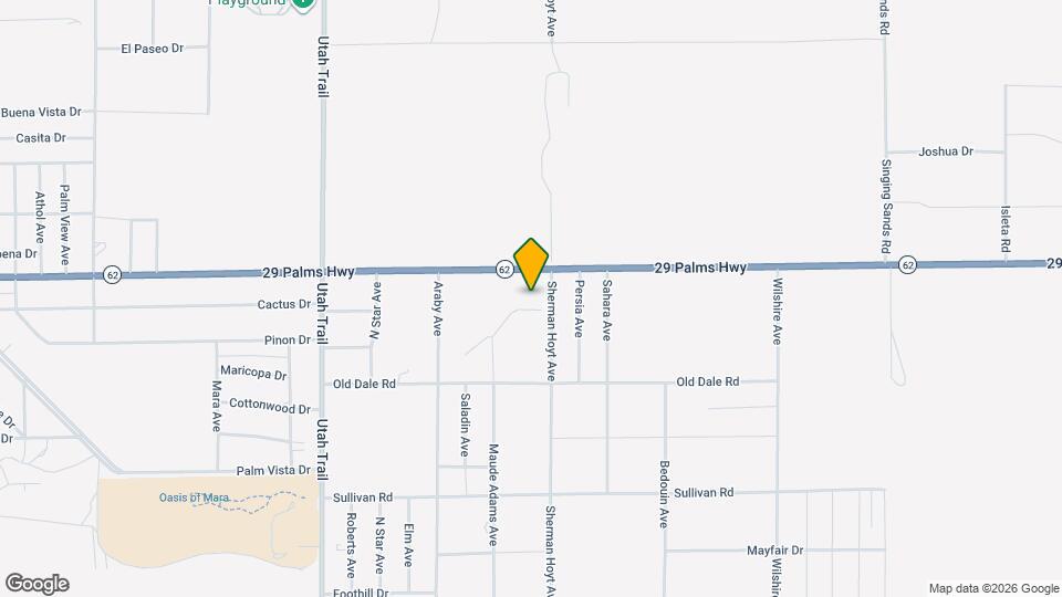 74847 29 Palms Hwy Map and Location Details