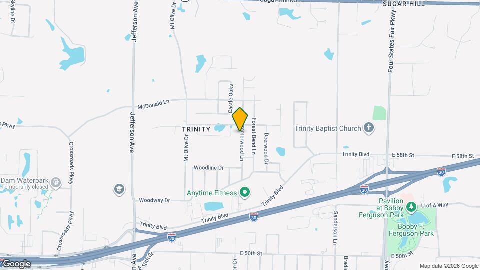 5901 Summerwood Ln Map and Location Details