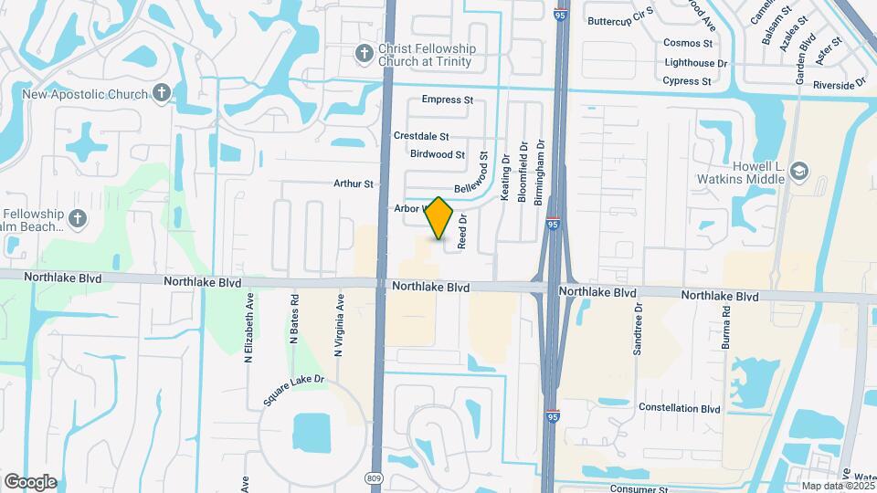 9109 Bamboo Dr Map and Location Details
