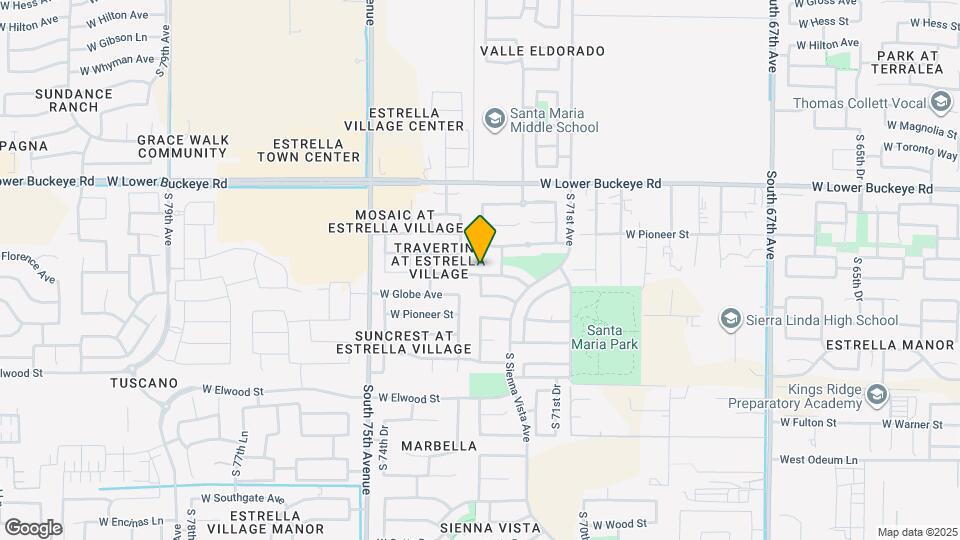 7258 W Crown King Rd Map and Location Details