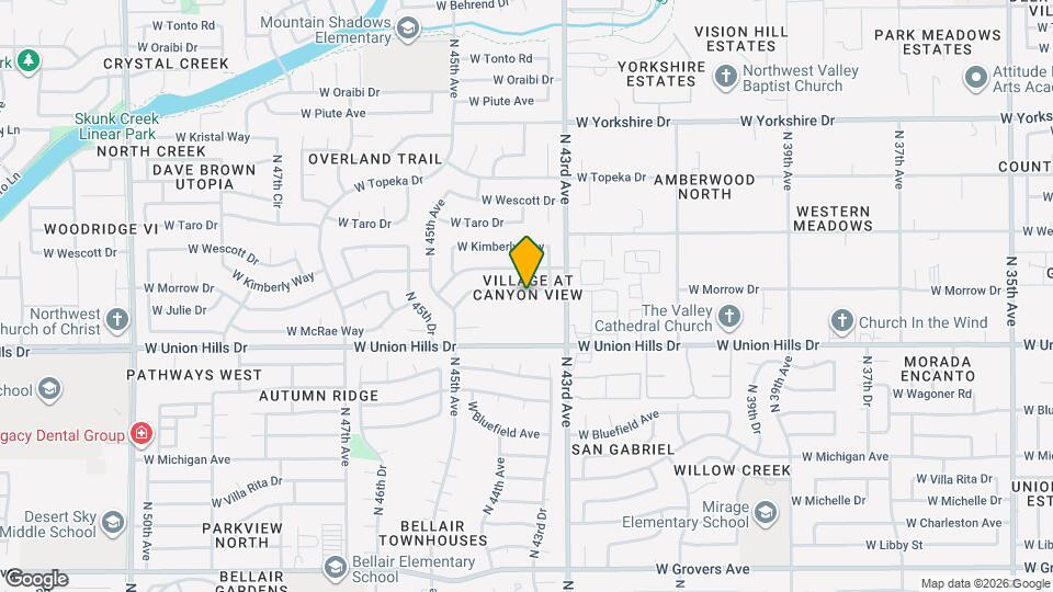 4335 W Julie Dr Mapa y Detalles de la Ubicación