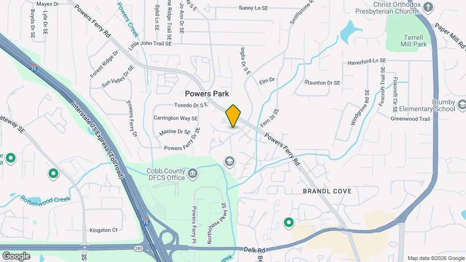 2196 Palmyra Dr Map and Location Details