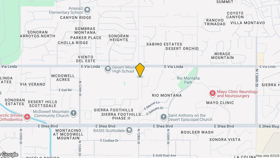 11238 N 128th Pl Map and Location Details