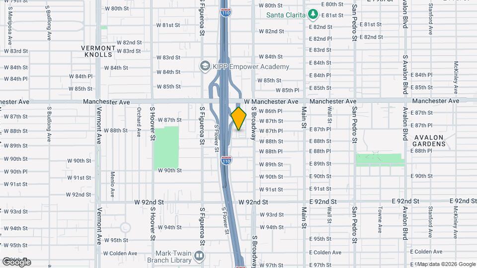 335 W 88th St Map and Location Details