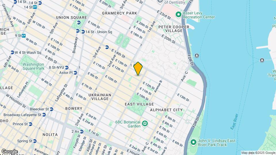 437 E 12th St Mapa y Detalles de la Ubicación