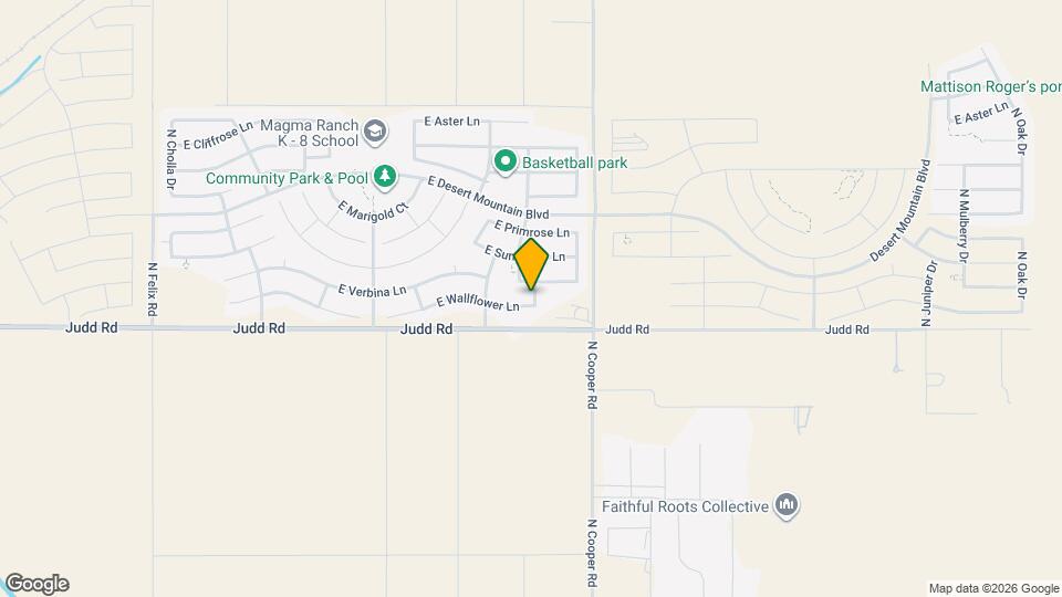 11542 E Wallflower Ln Map and Location Details