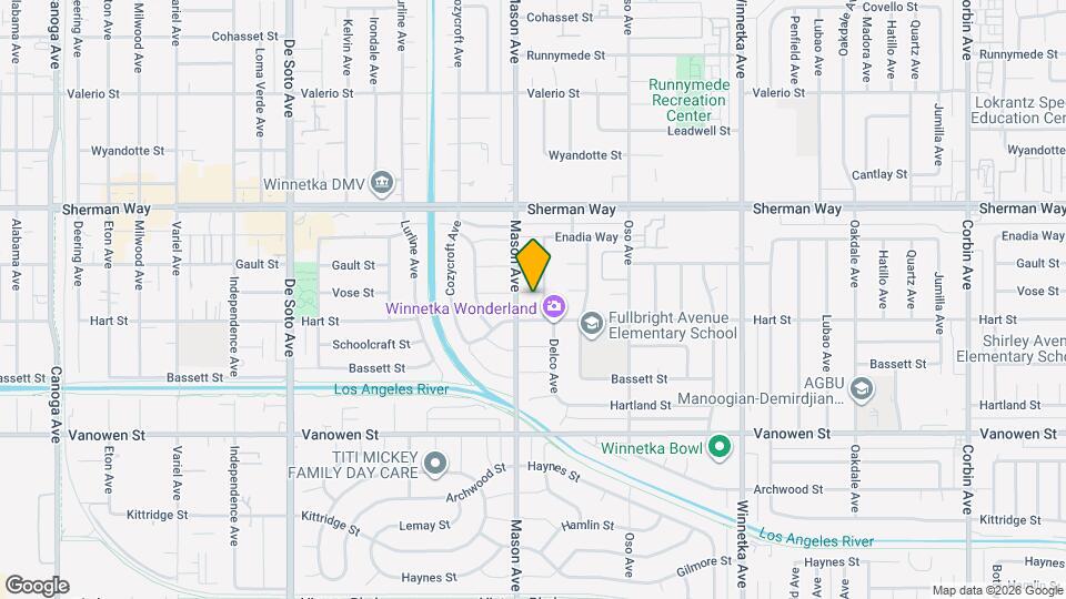 20448 Vose St Map and Location Details