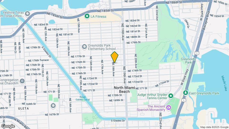 1801 NE 175th St Mapa y Detalles de la Ubicación