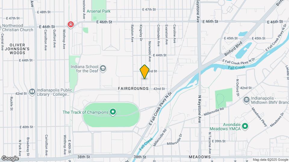 4213 Kingsley Dr Map and Location Details