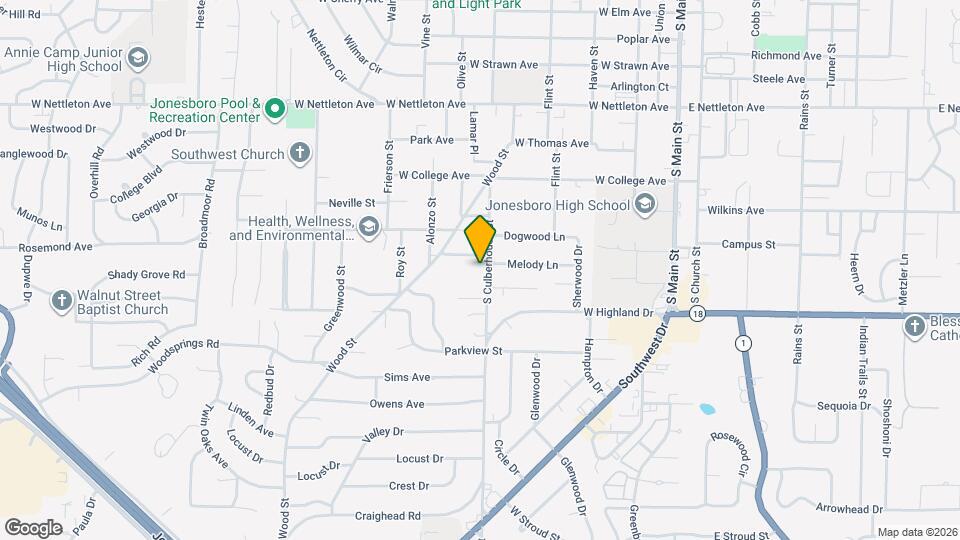 1809 S Culberhouse St Map and Location Details