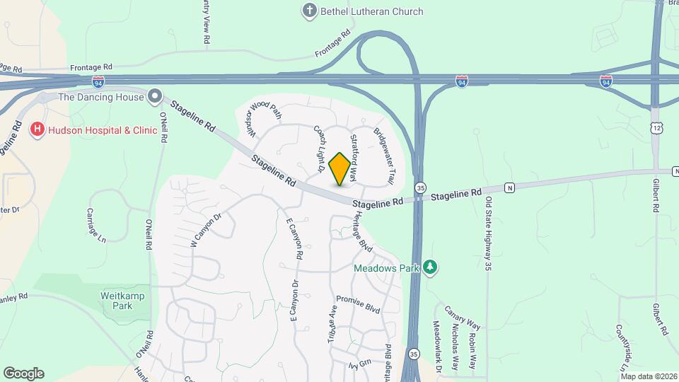 64 Crown Pointe Curve Map and Location Details