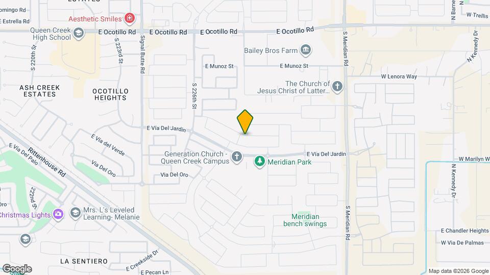 22819 E Desert Hills Dr Map and Location Details