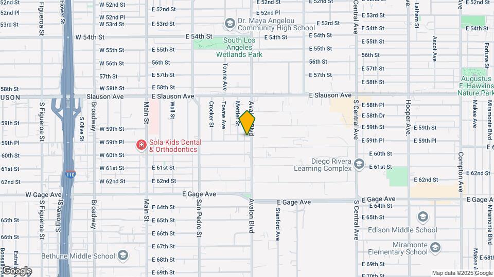 5937 Avalon Blvd Map and Location Details