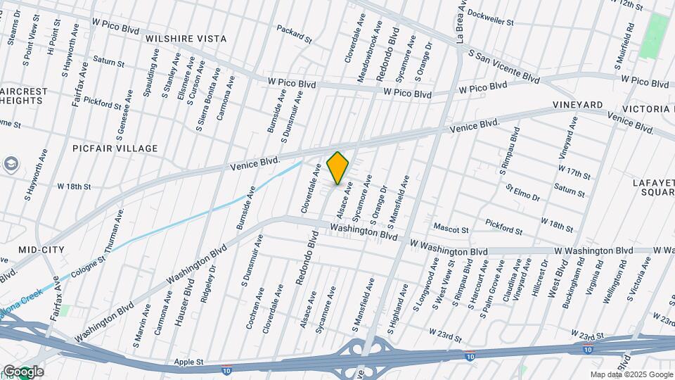 1828 1/2 S. Redondo Blvd Mapa y Detalles de la Ubicación