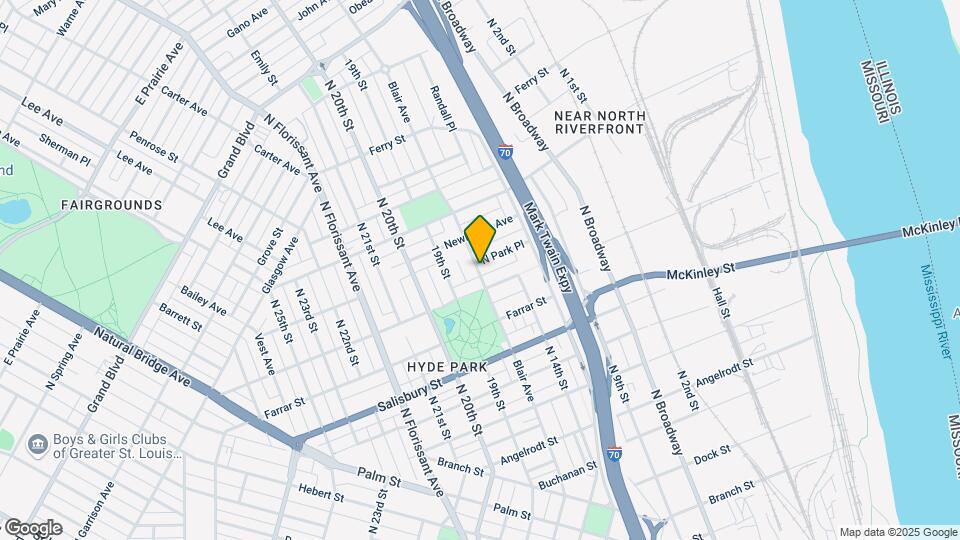 1436 N Park Plz Mapa y Detalles de la Ubicación