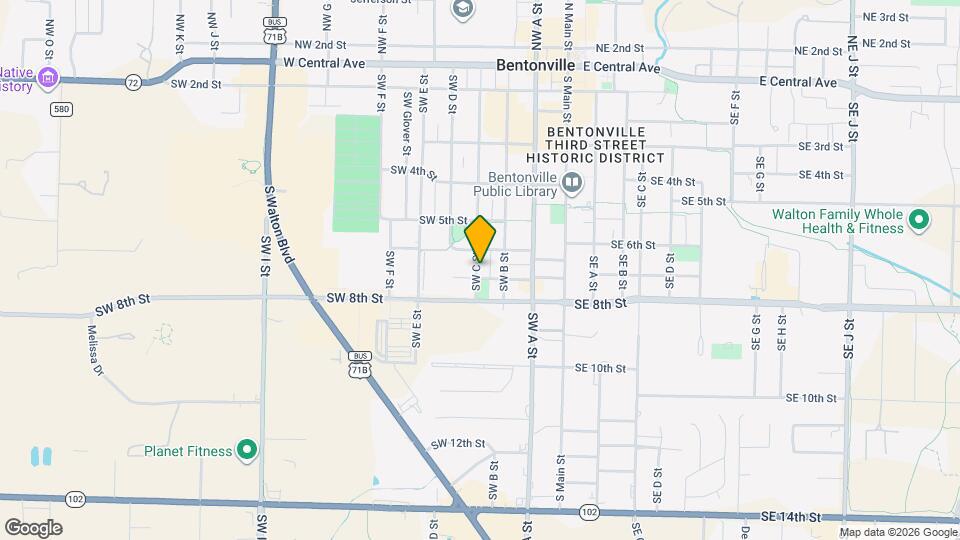 627 SW C St Map and Location Details