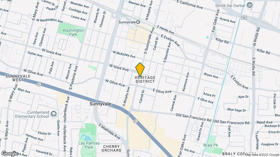 430 South Sunnyvale Avenue Map and Location Details