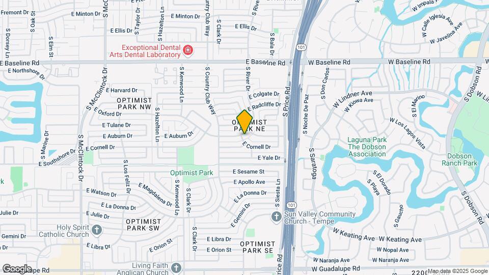 2051 E Oxford Dr Map and Location Details
