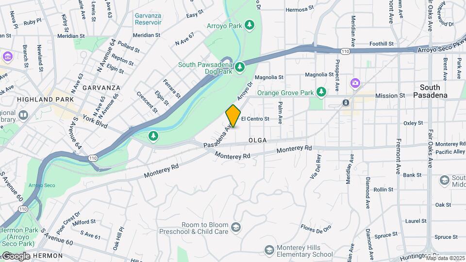 321 Pasadena Ave Map and Location Details