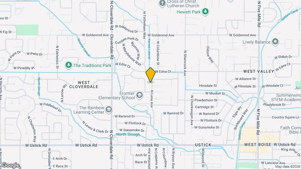 3859 N Lena Ave Map and Location Details