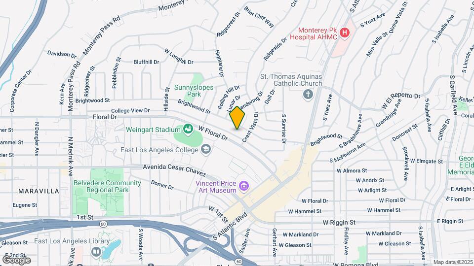 1251 College View Dr Map and Location Details