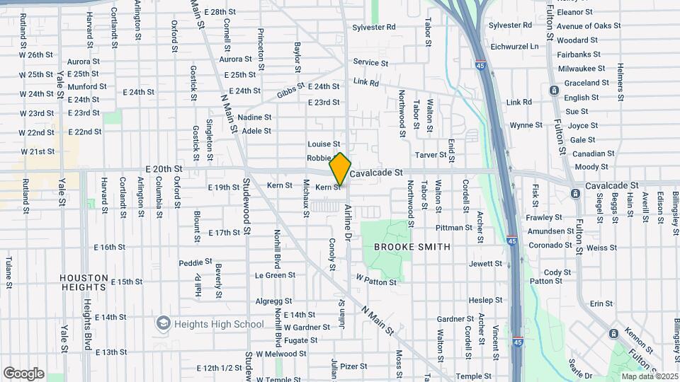 811 Kern St Map and Location Details