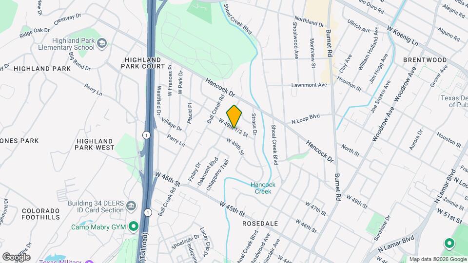 2617 W 49th 1/2 St Map and Location Details