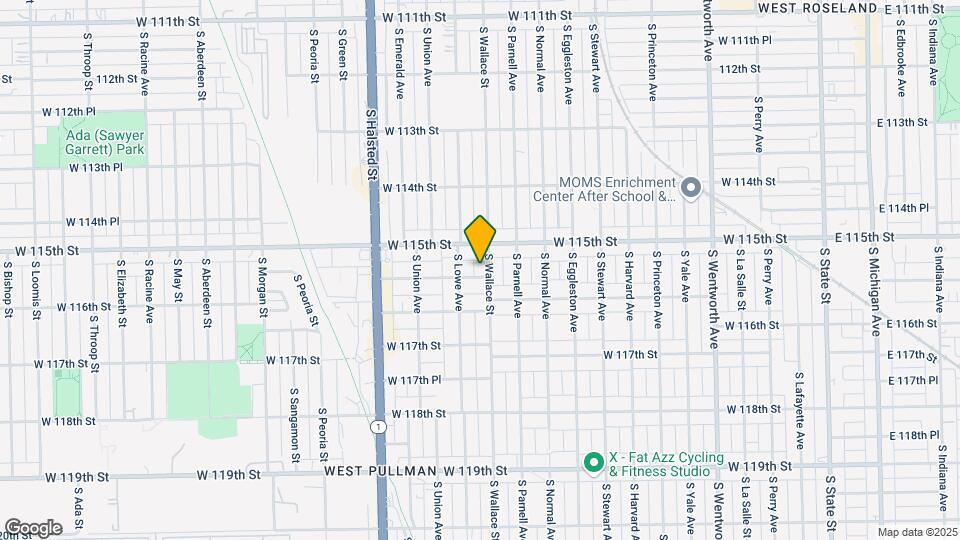11526 S Wallace St Map and Location Details