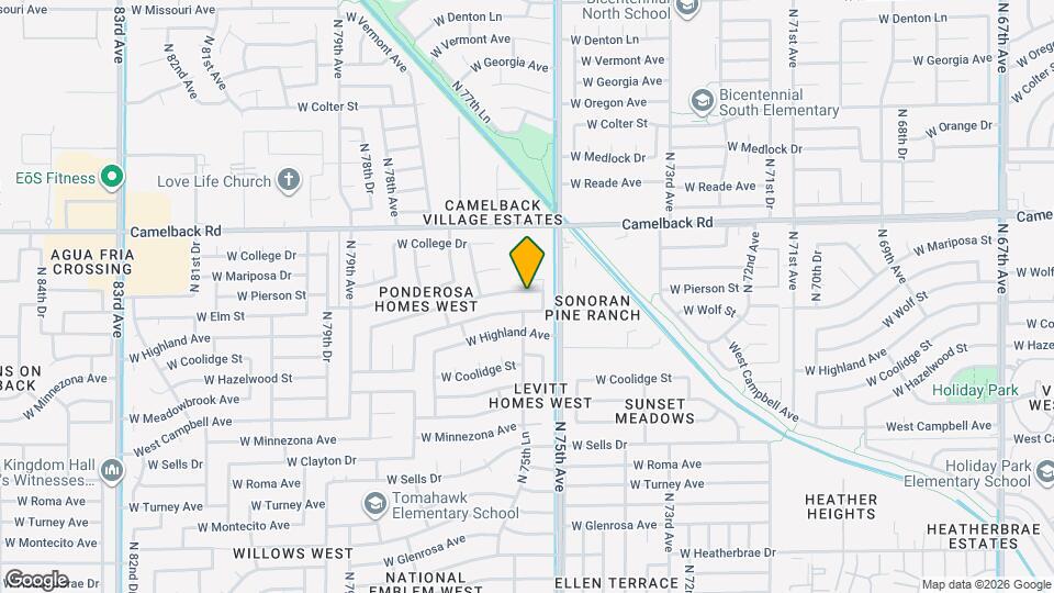 7527 W Elm St Map and Location Details