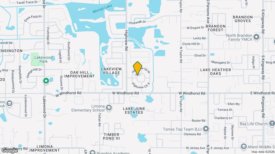 613 N Highview Ter, Unit B205 Map and Location Details