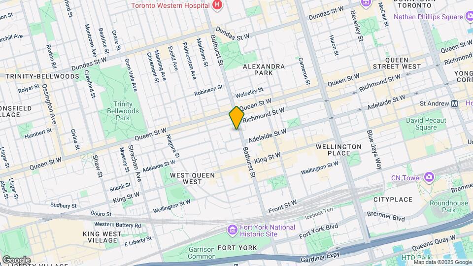 142 Bathurst St Map and Location Details