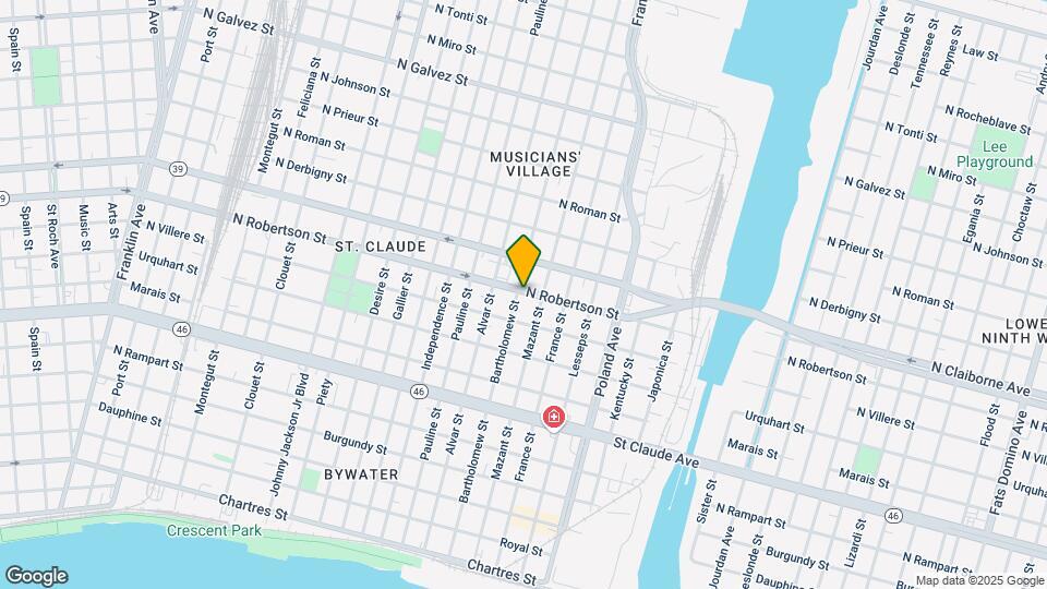 1443 Bartholomew St Map and Location Details