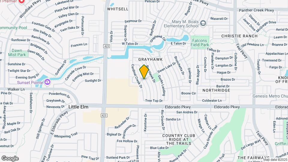 12393 Hawk Creek Dr Map and Location Details