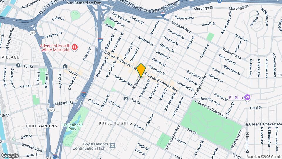 228 N Soto St Map and Location Details