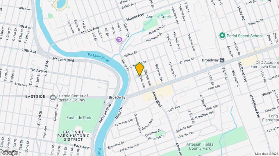 74 Rosemont Ave Map and Location Details