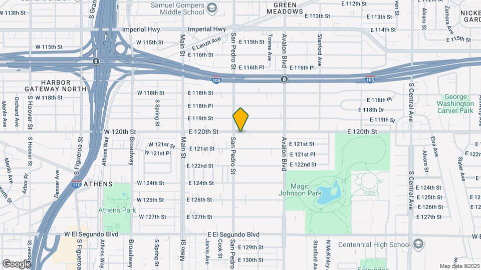 314 E 120th St Map and Location Details