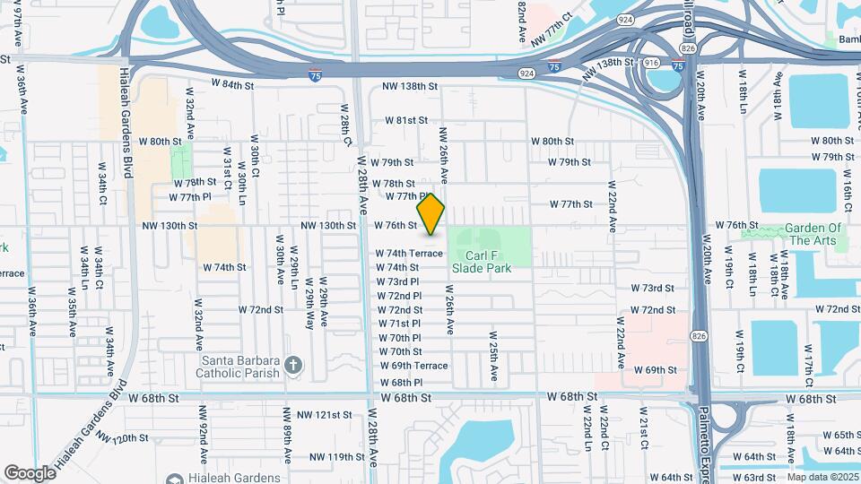 2650 W 76th St, Unit 104 Map and Location Details