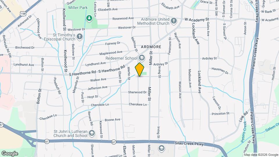 1101 Melrose St Map and Location Details