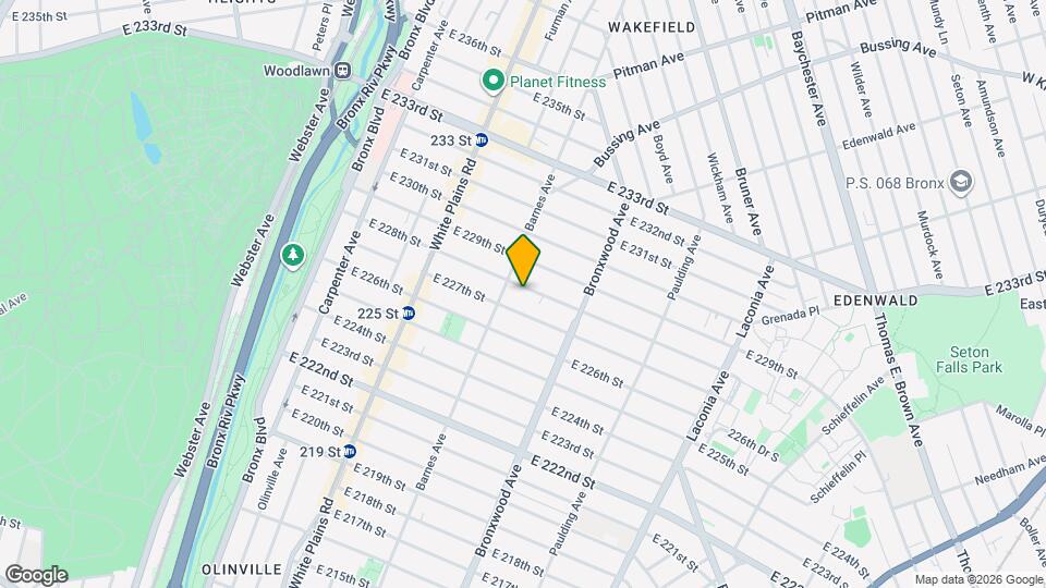 East 228th Street, Unit 2 Map and Location Details