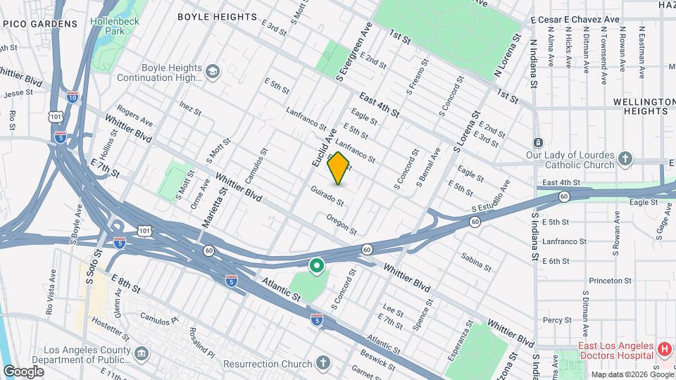 3054 Inez St Map and Location Details