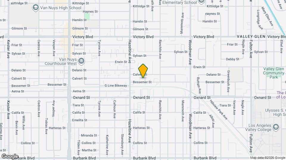14009 Bessemer St Mapa y Detalles de la Ubicación