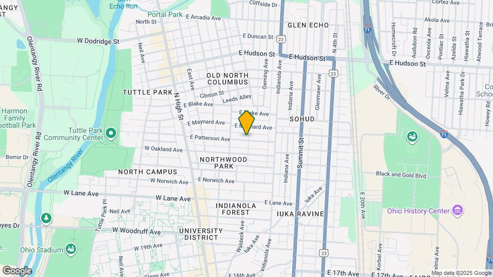 182 E Patterson Ave Map and Location Details