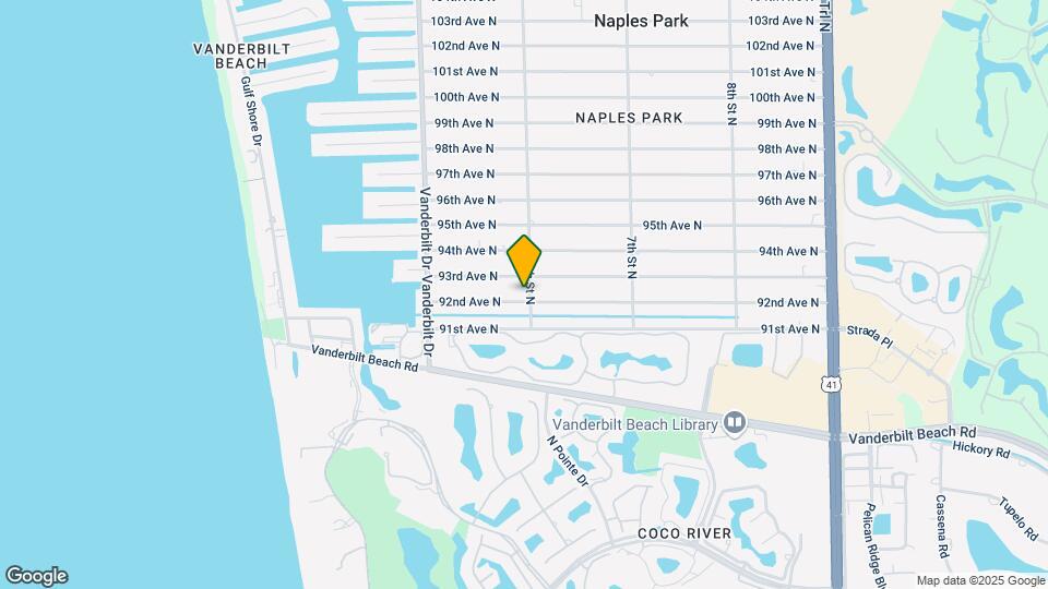 593 92nd Ave N Map and Location Details